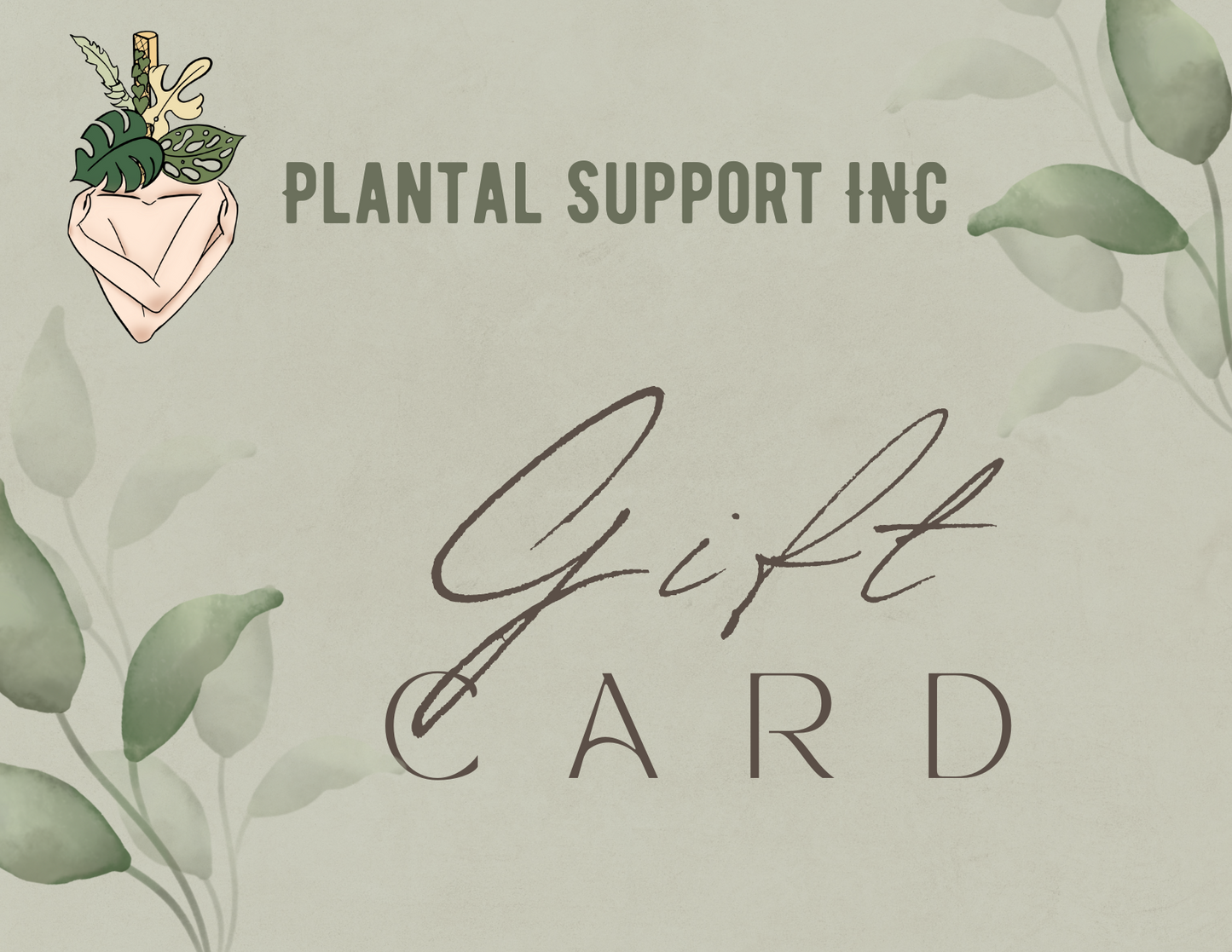 Plantal Support Gift Card
