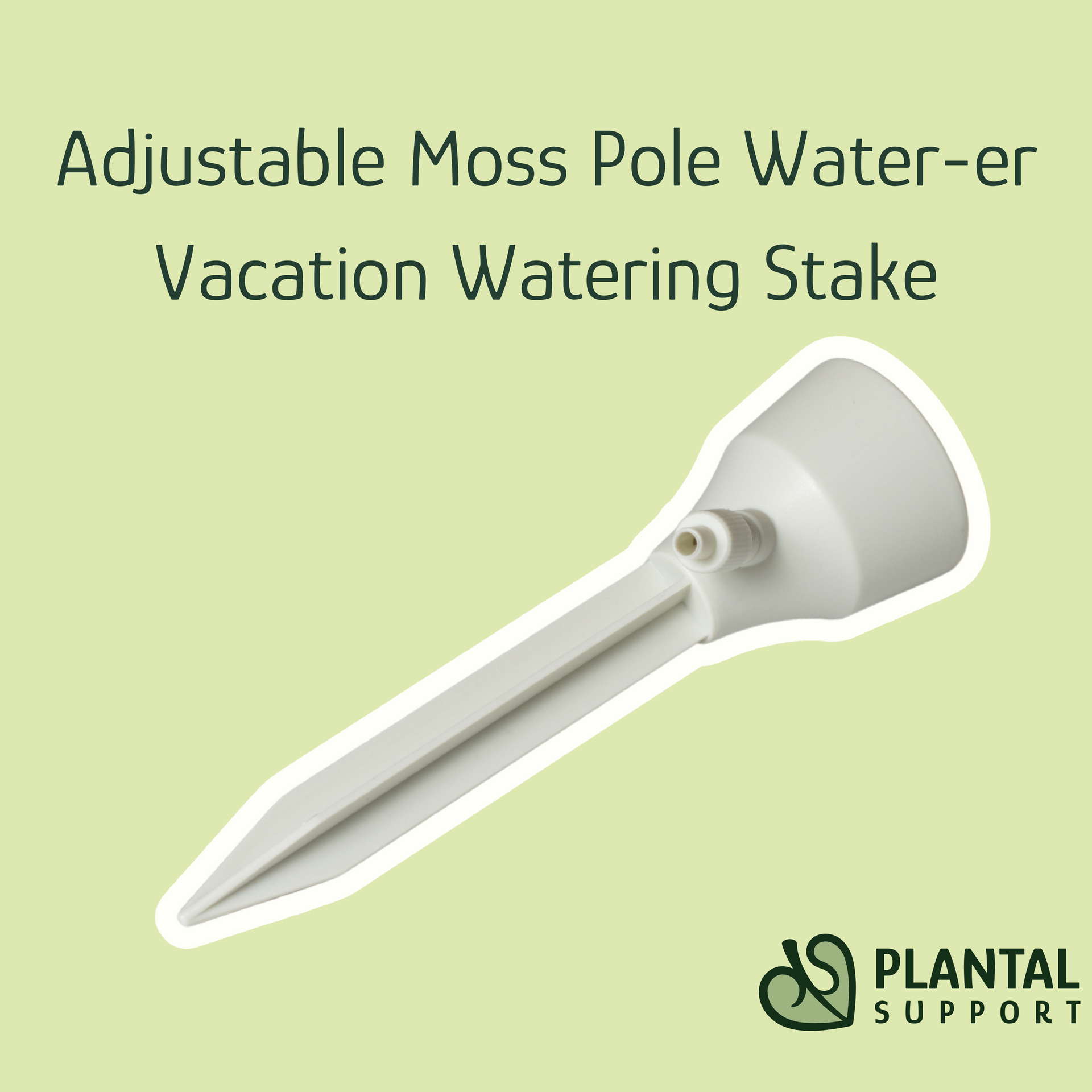 water moss pole Adjustable Moss Pole Water-er Vacation Watering Stake (10 pack) – Plantal Support INC