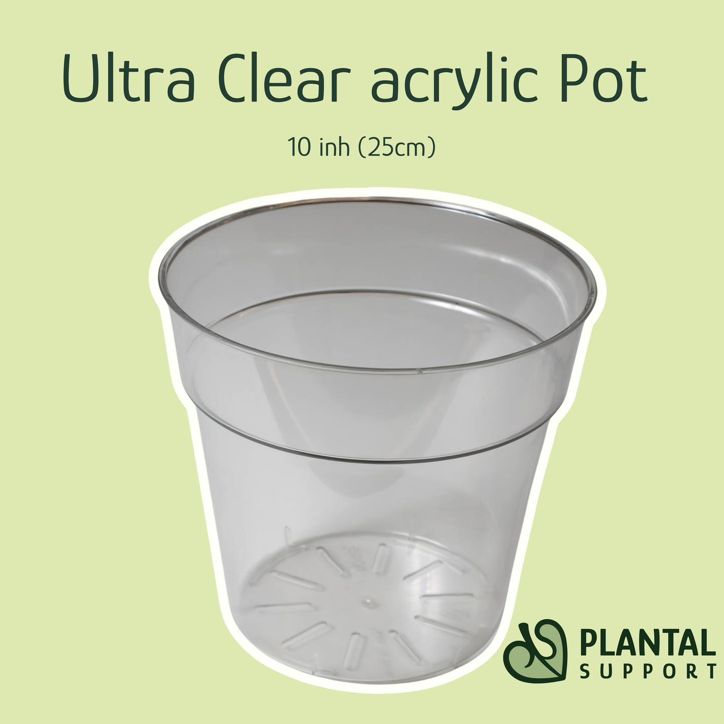 Large Ultra Clear Acrylic pot