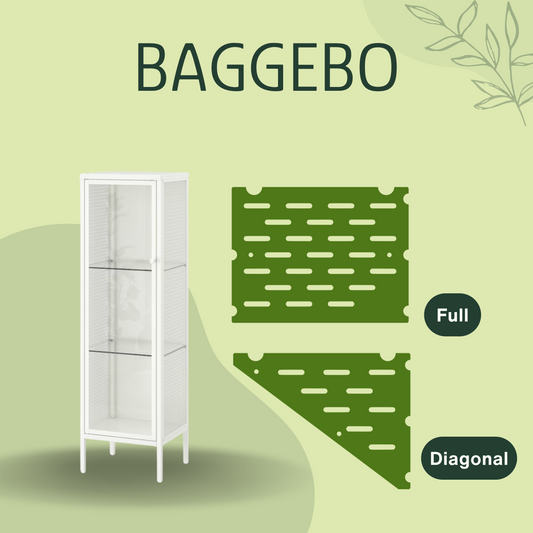 IKEA Baggebo Serre Armoire Acrylique Étagère [AS-IS]