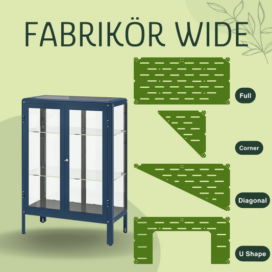 IKEA Fabrikor Wide Greenhouse Cabinet Acrylic Shelf [AS-IS]