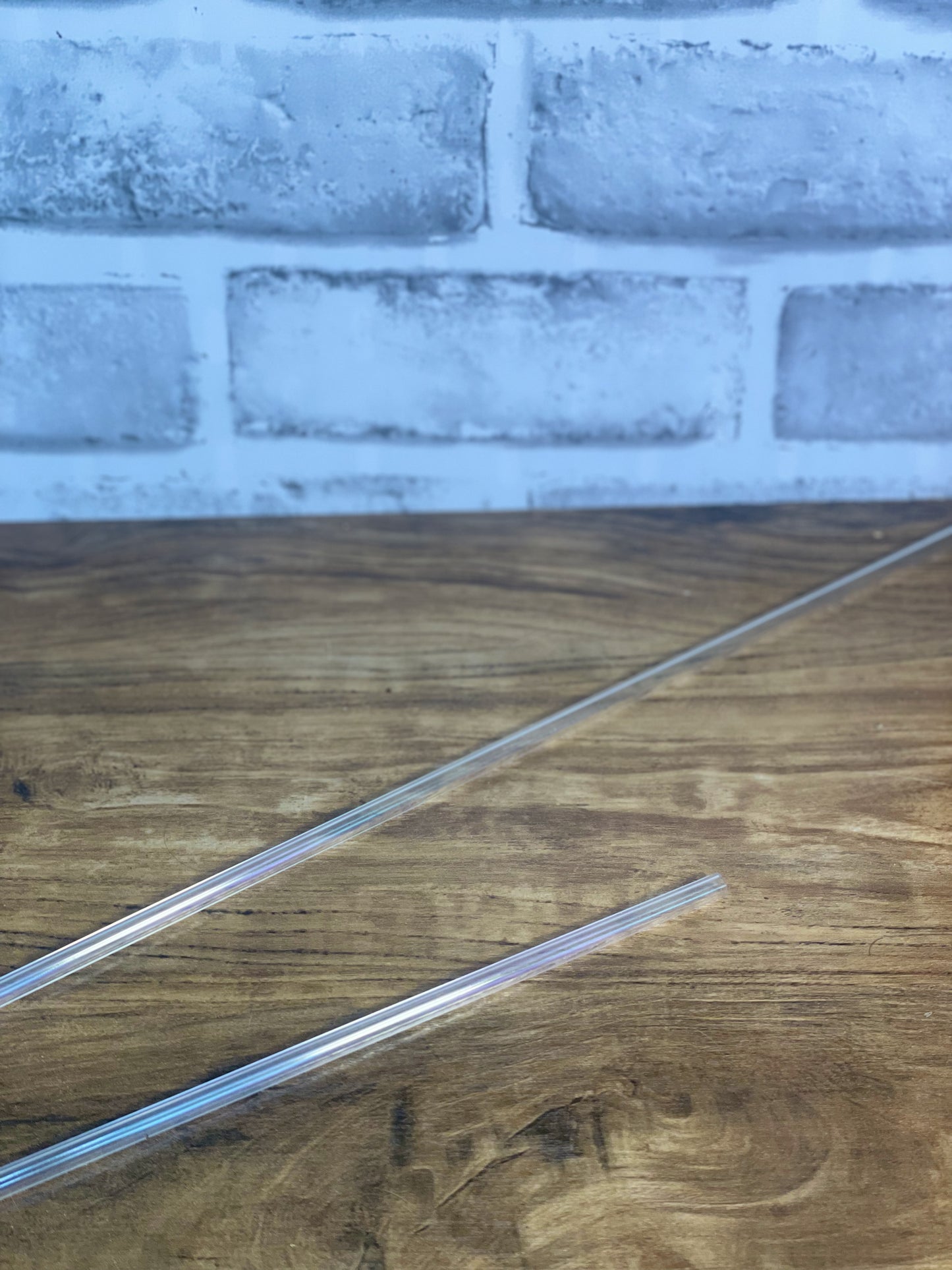 Clear Acrylic straight rod for plant & orchid support