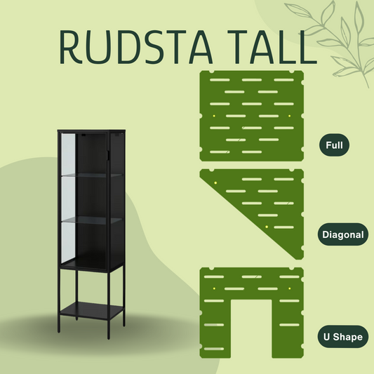 IKEA Rudsta Tall Greenhouse Cabinet Acrylic Shelf [AS-IS]